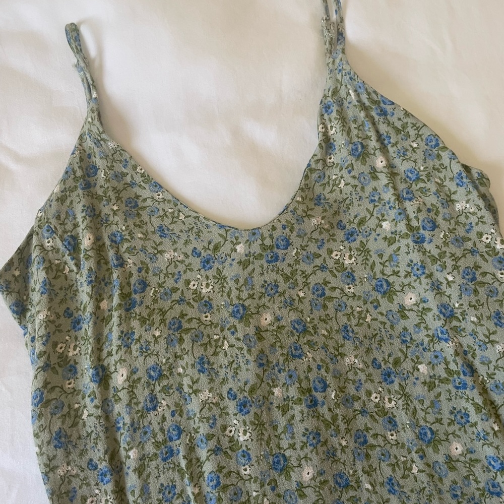 Reformation dress in sprite print